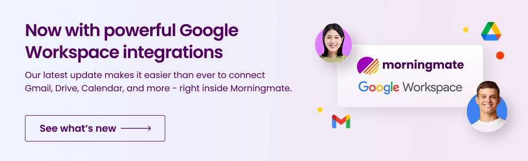 morningmate x google workspace latest features