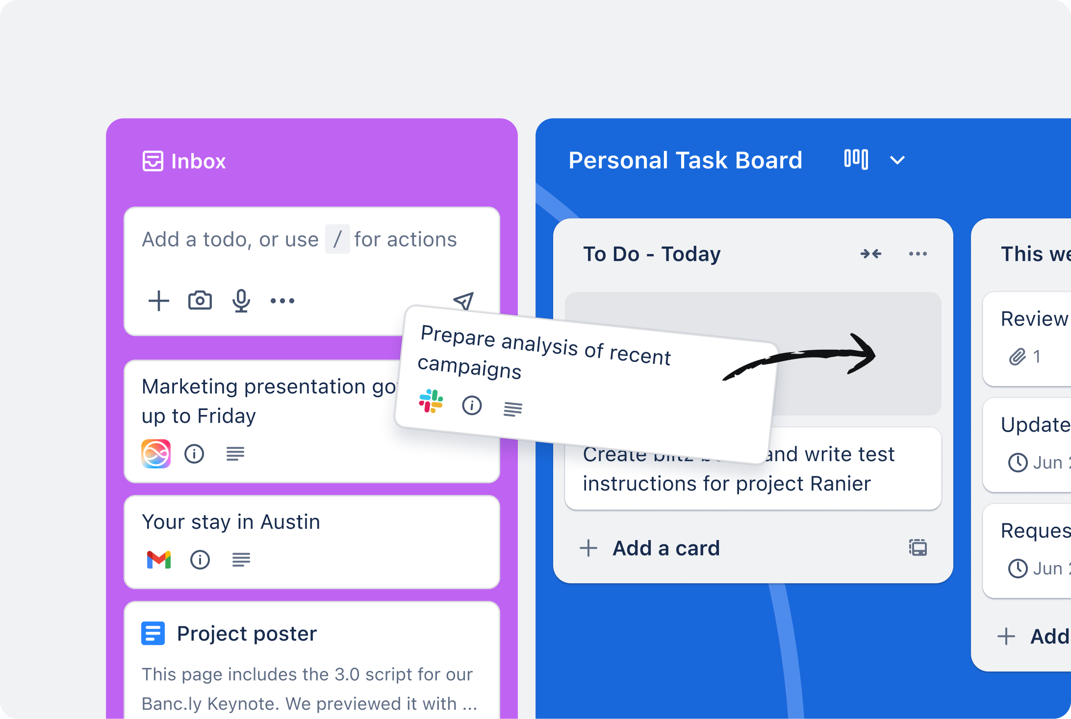 trello interface