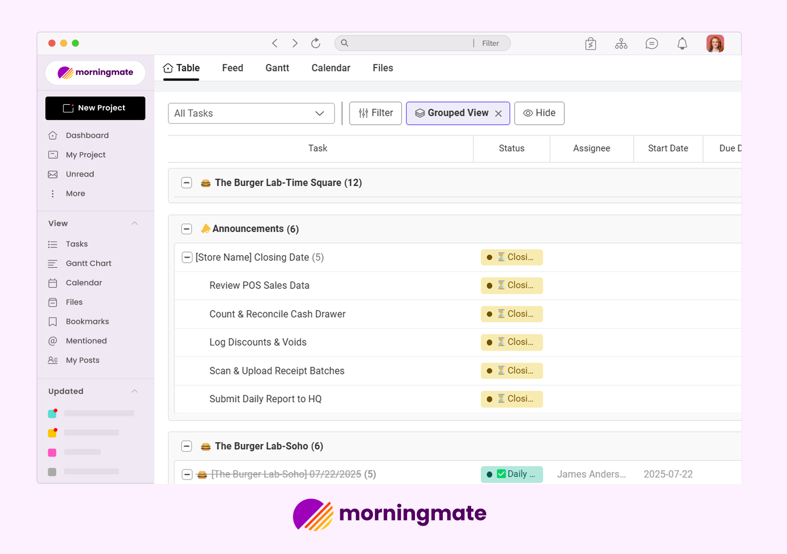 Personal
Project Management