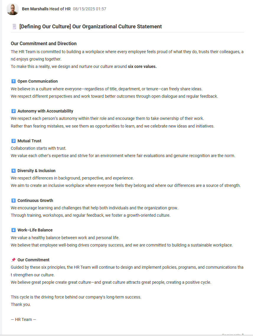 morningmate for building company culture